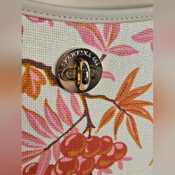 Spartina 449 Lena Shoulder Bag Richmond Hill Cream Pattern - Picture 2 of 11